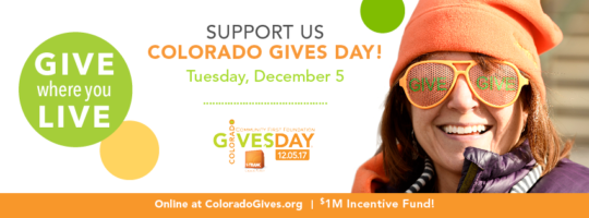 Support Us on Colorado Gives Day