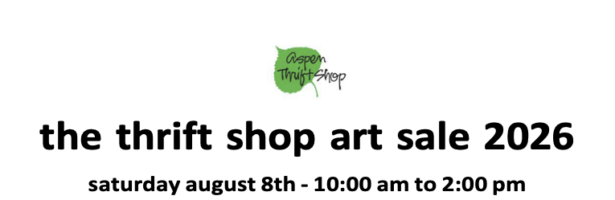 Thrift Shop Art Sale